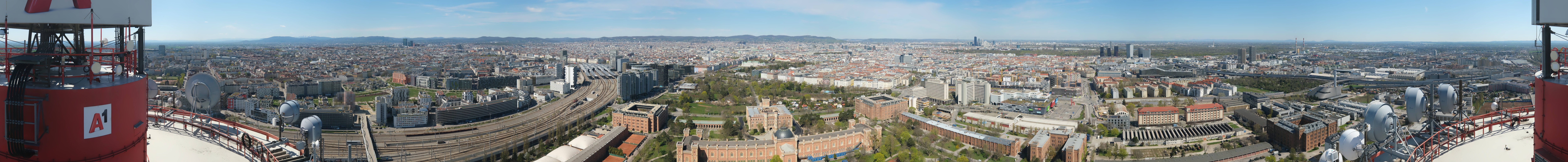 Archived image Webcam Vienna - View of the city