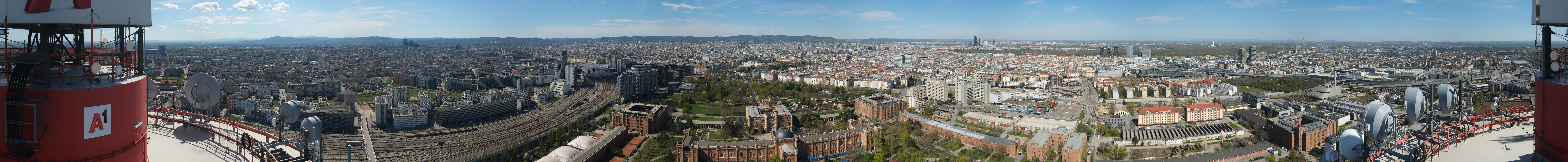 Archived image Webcam Vienna - View of the city