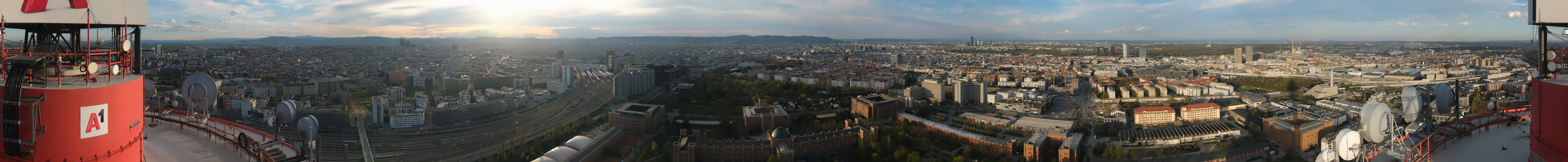 Archiv Foto Webcam Wien - Stadtpanorama