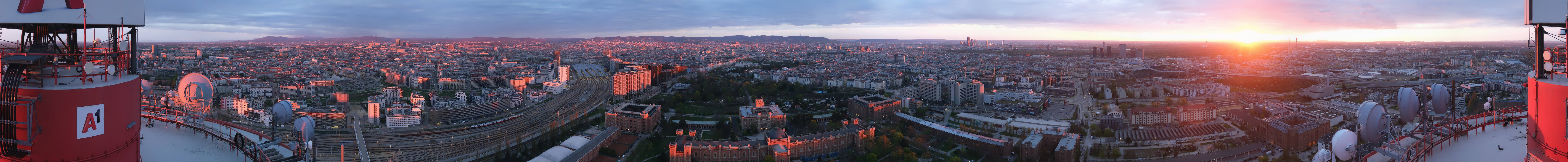Archiv Foto Webcam Wien - Stadtpanorama
