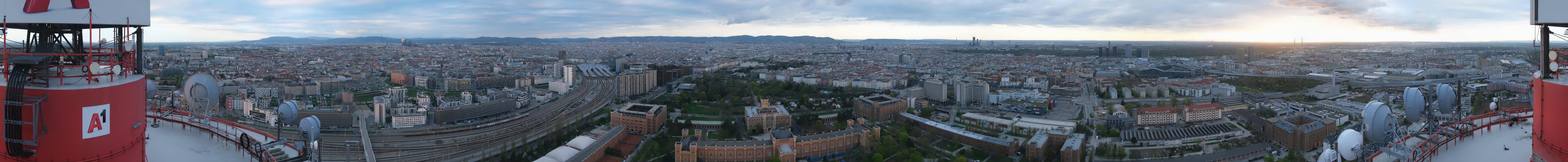 Archiv Foto Webcam Wien - Stadtpanorama