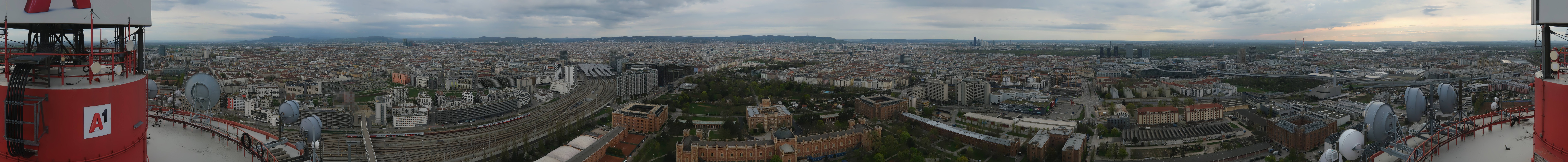 Archiv Foto Webcam Wien - Stadtpanorama