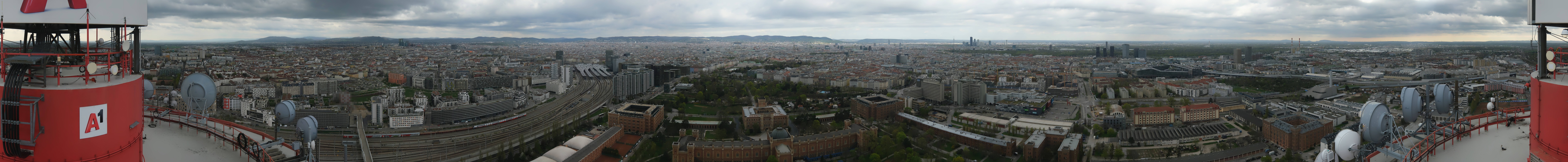 Archived image Webcam Vienna - View of the city