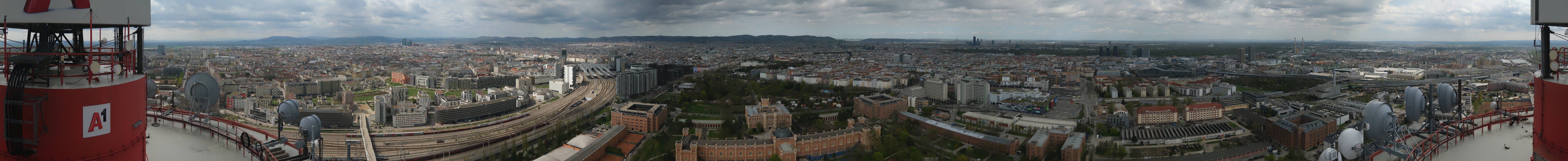 Archived image Webcam Vienna - View of the city