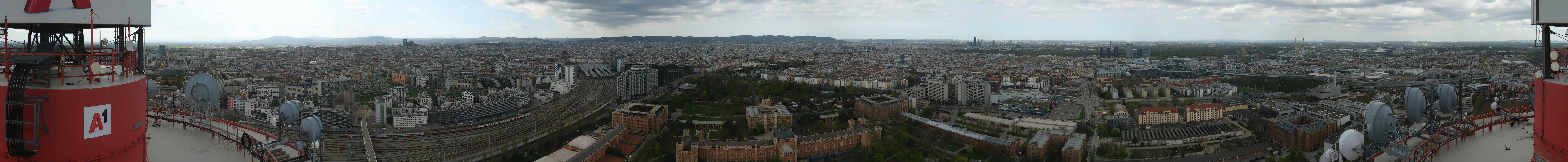 Archived image Webcam Vienna - View of the city