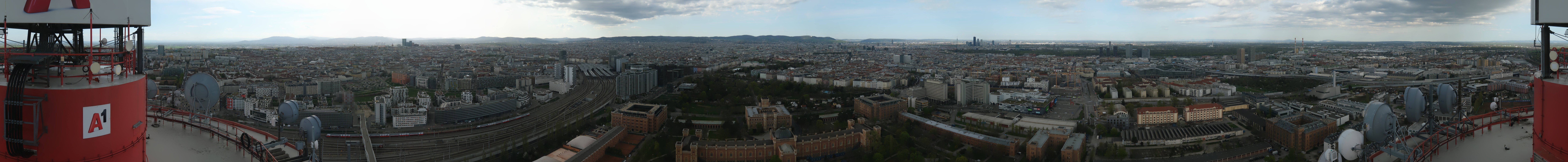 Archived image Webcam Vienna - View of the city