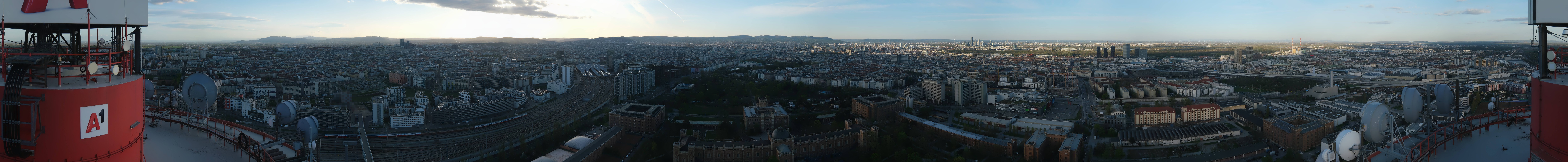 Archived image Webcam Vienna - View of the city