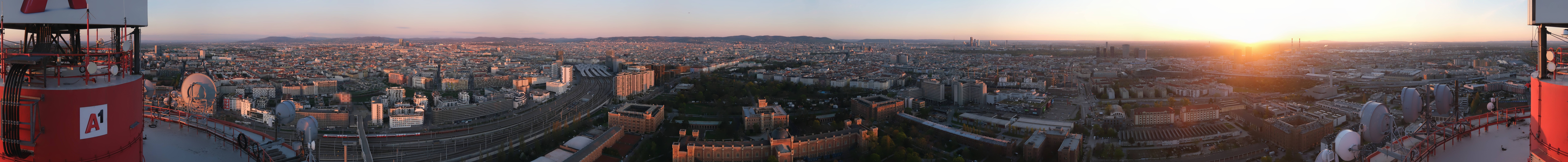 Archived image Webcam Vienna - View of the city