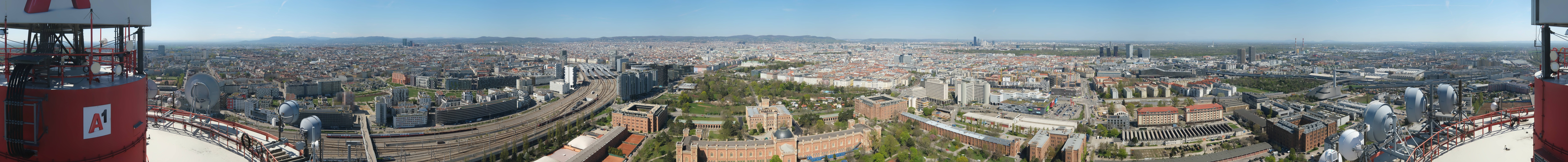 Archiv Foto Webcam Wien - Stadtpanorama