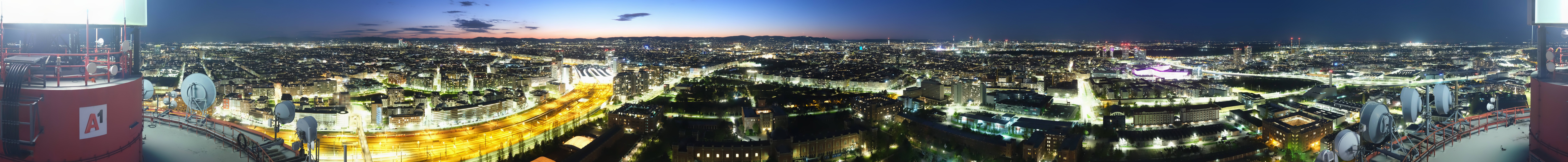 Archiv Foto Webcam Wien - Stadtpanorama