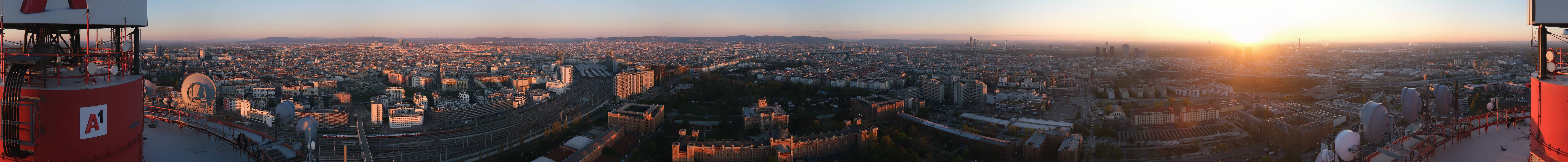 Archiv Foto Webcam Wien - Stadtpanorama