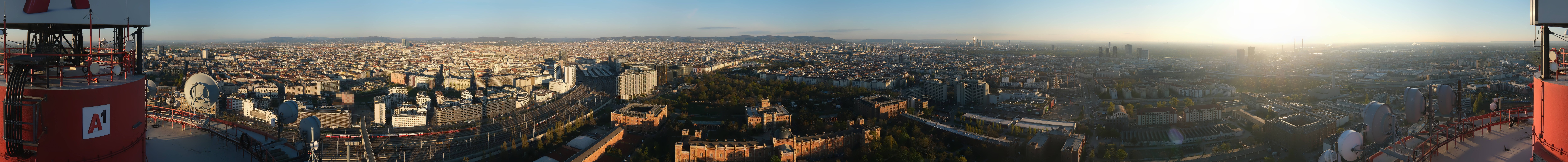 Archiv Foto Webcam Wien - Stadtpanorama