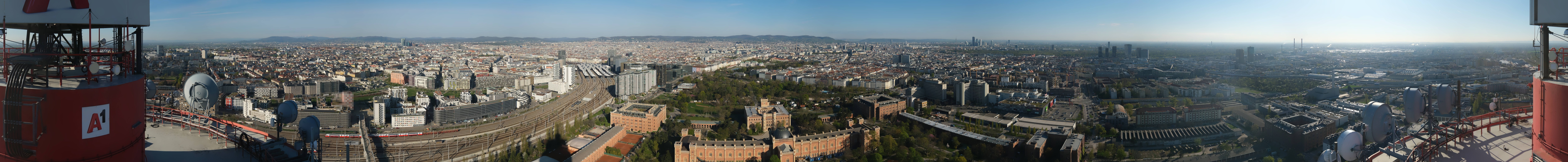 Archiv Foto Webcam Wien - Stadtpanorama