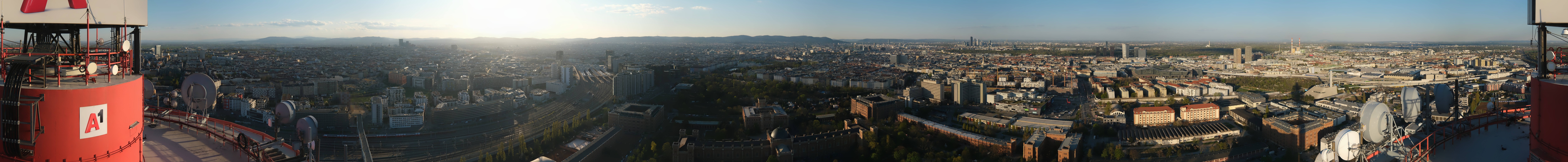 Archiv Foto Webcam Wien - Stadtpanorama