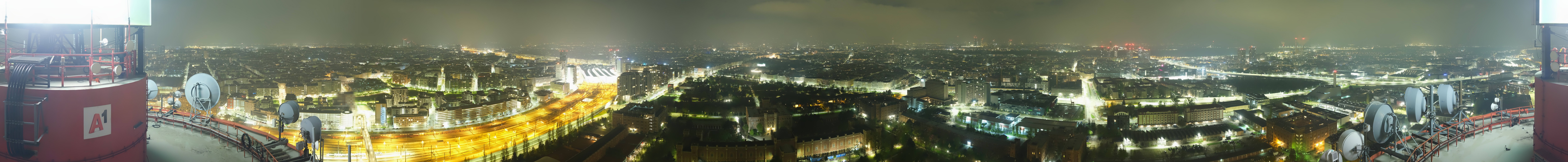 Archiv Foto Webcam Wien - Stadtpanorama