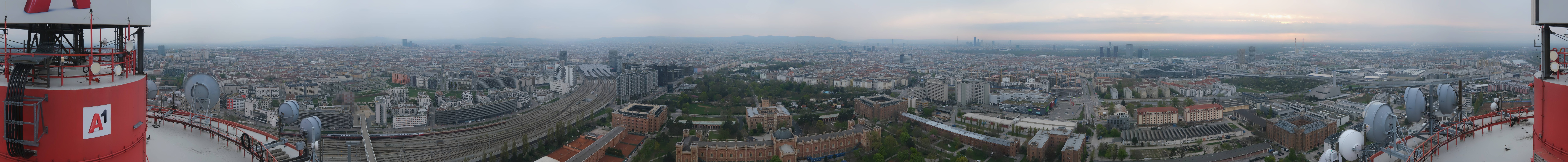 Archiv Foto Webcam Wien - Stadtpanorama