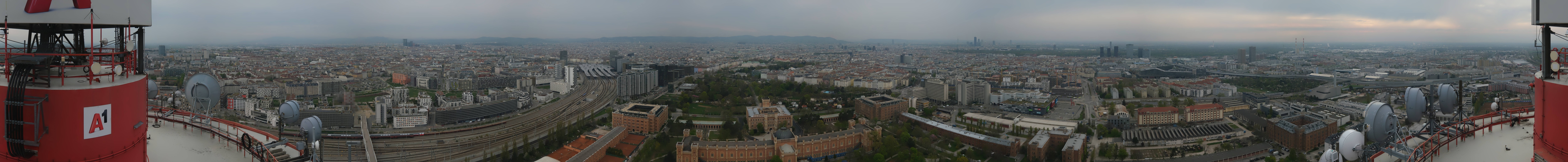 Archiv Foto Webcam Wien - Stadtpanorama