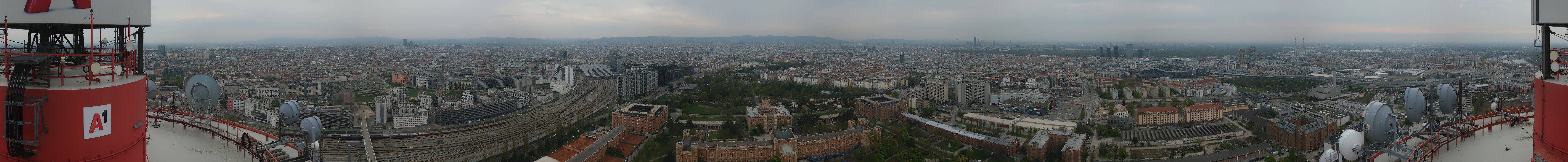 Archiv Foto Webcam Wien - Stadtpanorama