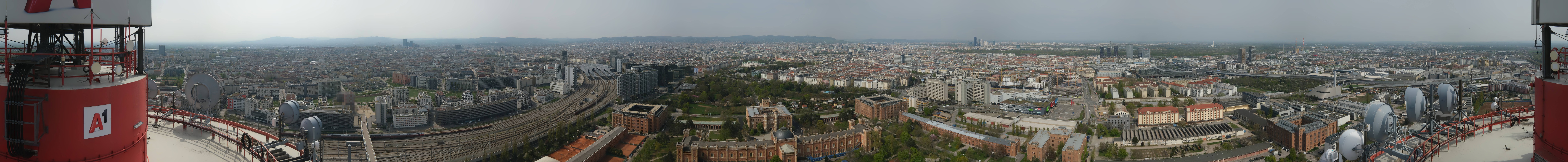 Archiv Foto Webcam Wien - Stadtpanorama