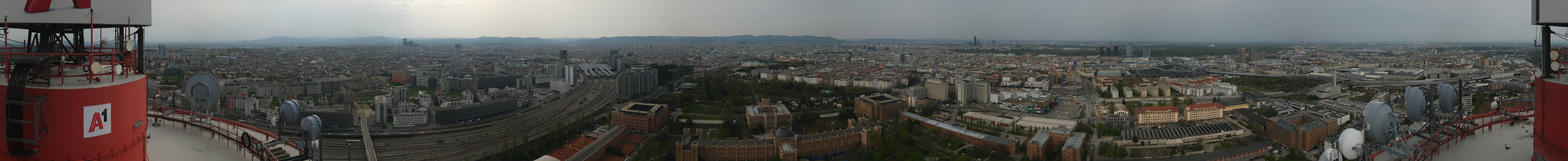 Archiv Foto Webcam Wien - Stadtpanorama