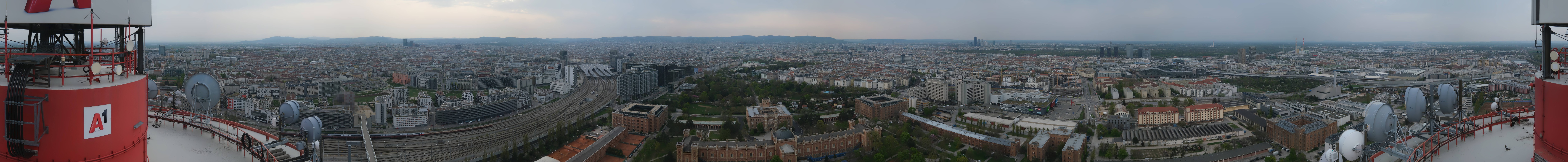 Archiv Foto Webcam Wien - Stadtpanorama