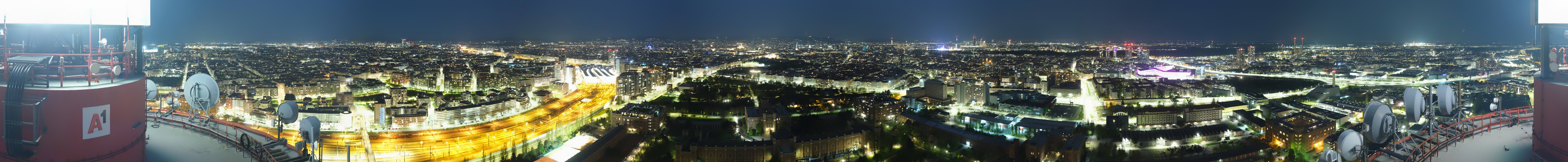Archiv Foto Webcam Wien - Stadtpanorama