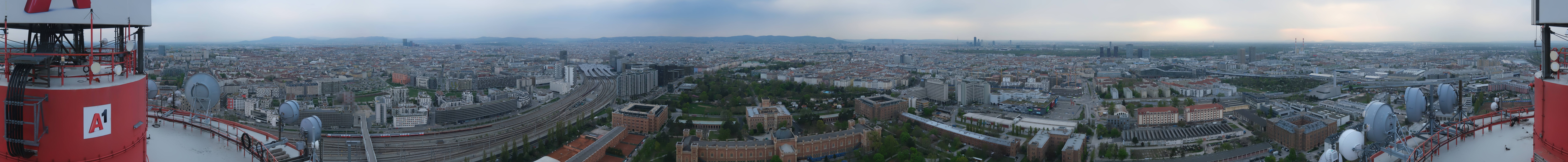 Archiv Foto Webcam Wien - Stadtpanorama