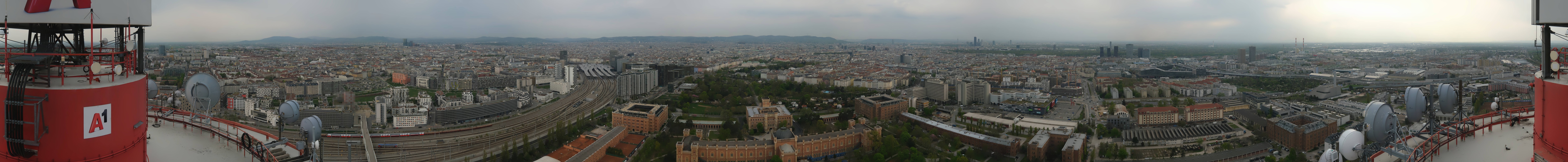 Archiv Foto Webcam Wien - Stadtpanorama