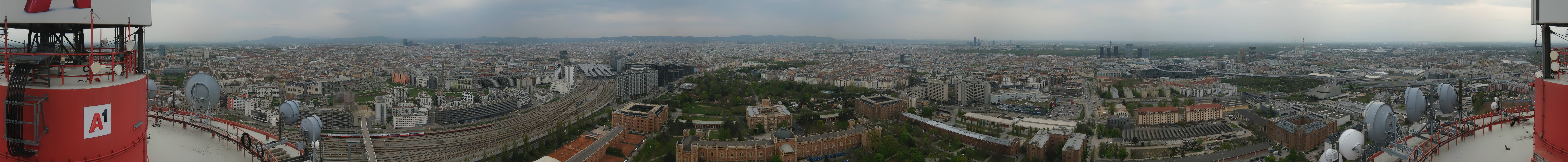 Archiv Foto Webcam Wien - Stadtpanorama