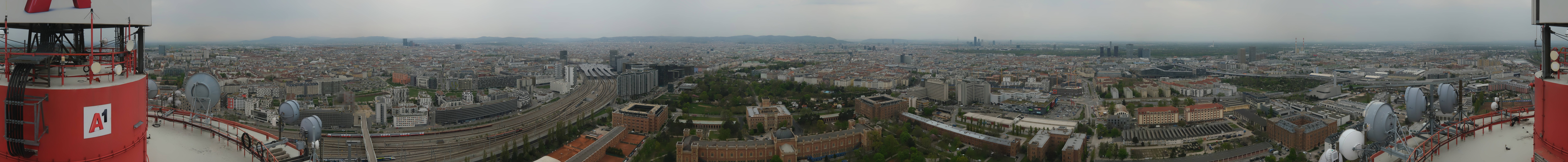 Archiv Foto Webcam Wien - Stadtpanorama