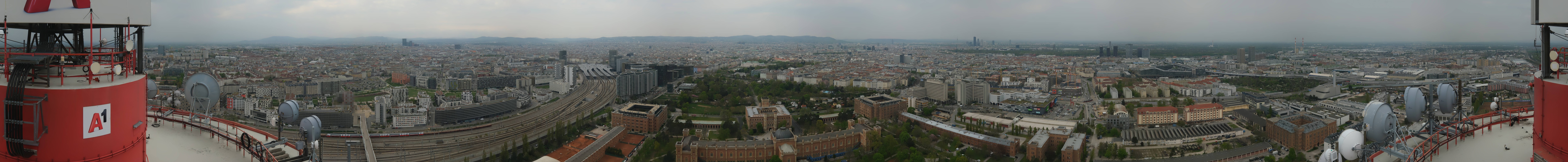 Archiv Foto Webcam Wien - Stadtpanorama