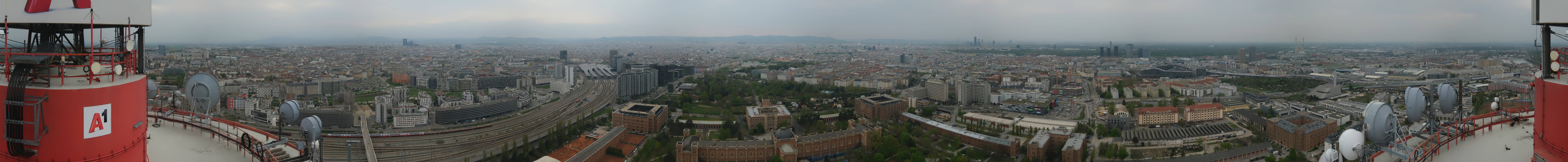 Archiv Foto Webcam Wien - Stadtpanorama