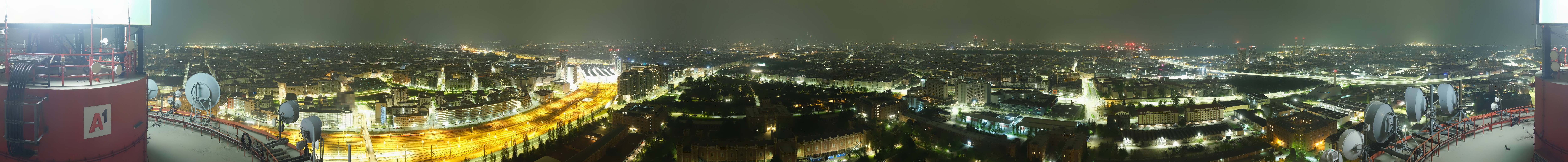 Archiv Foto Webcam Wien - Stadtpanorama