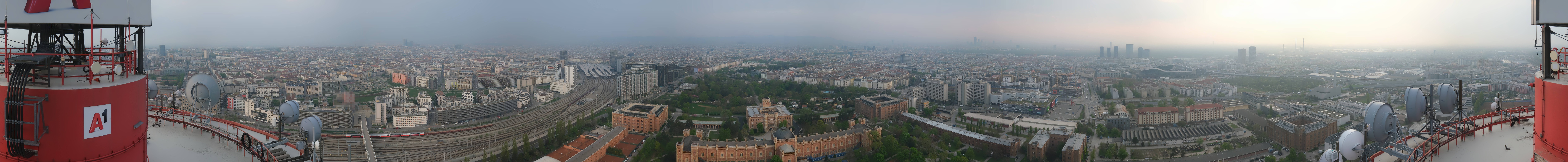 Archiv Foto Webcam Wien - Stadtpanorama