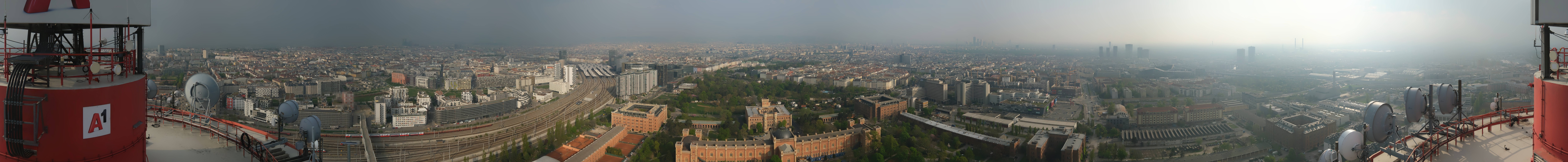 Archiv Foto Webcam Wien - Stadtpanorama