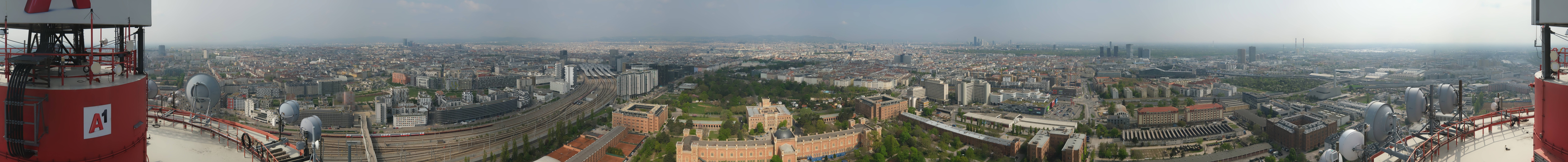 Archiv Foto Webcam Wien - Stadtpanorama