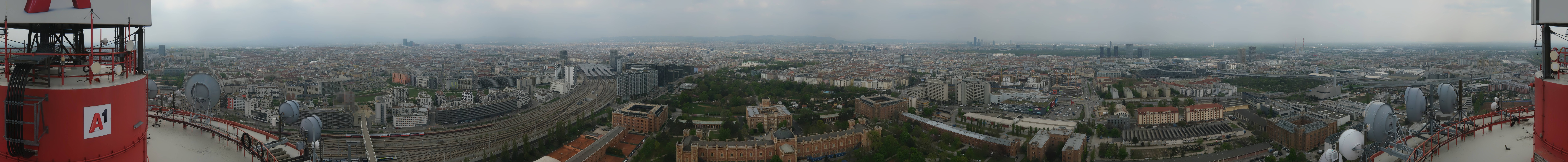 Archiv Foto Webcam Wien - Stadtpanorama