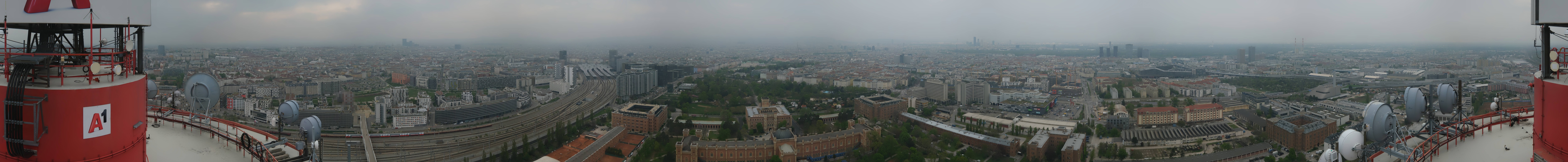 Archiv Foto Webcam Wien - Stadtpanorama