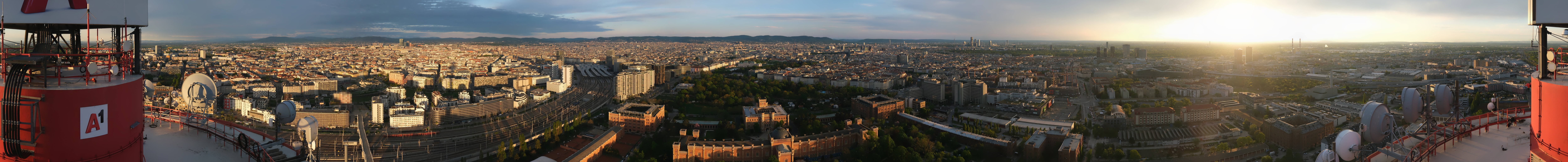 Archiv Foto Webcam Wien - Stadtpanorama