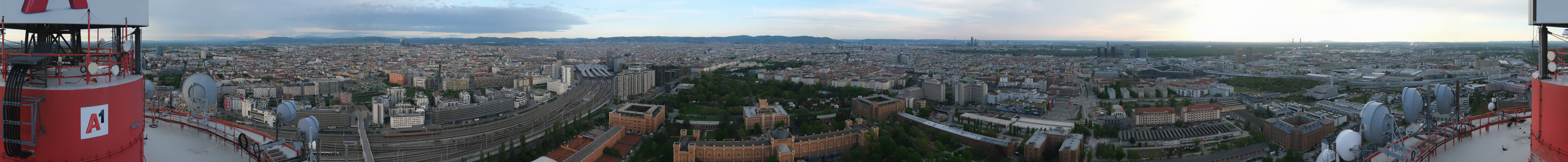 Archiv Foto Webcam Wien - Stadtpanorama