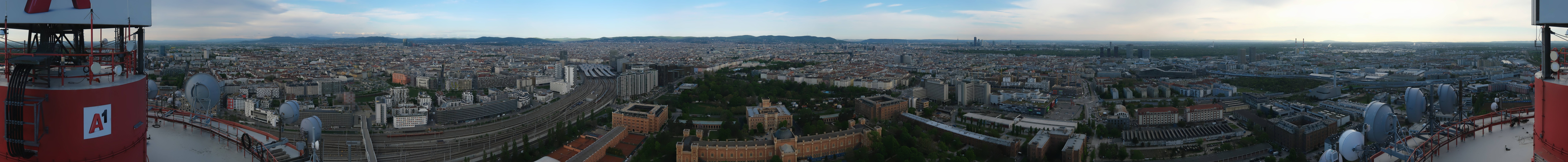 Archiv Foto Webcam Wien - Stadtpanorama