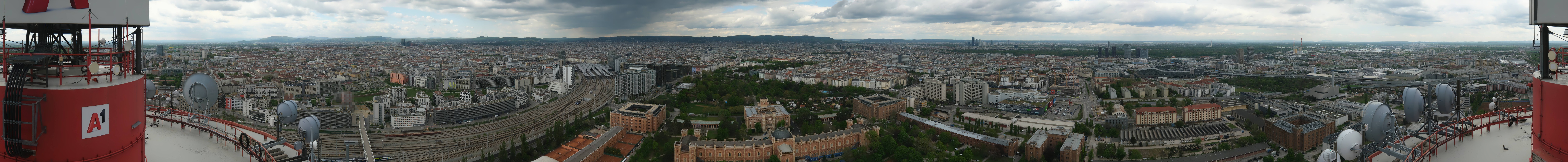 Archiv Foto Webcam Wien - Stadtpanorama