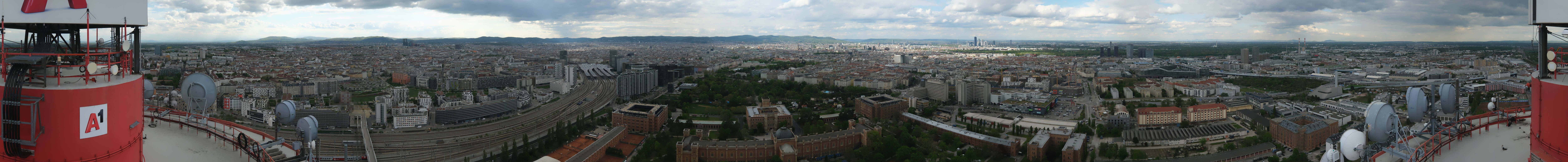 Archiv Foto Webcam Wien - Stadtpanorama
