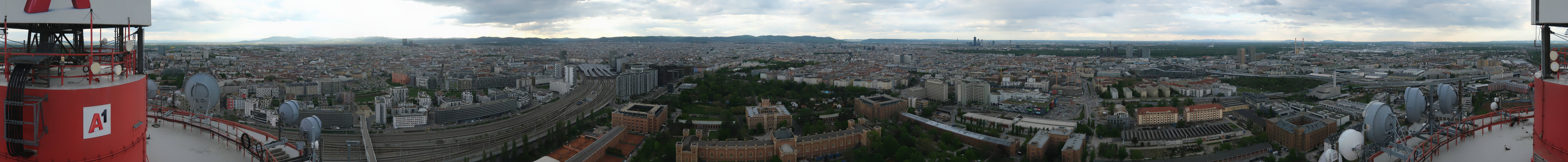 Archiv Foto Webcam Wien - Stadtpanorama