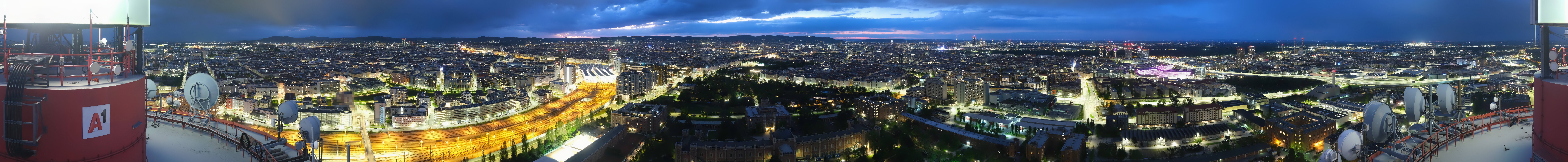 Archiv Foto Webcam Wien - Stadtpanorama