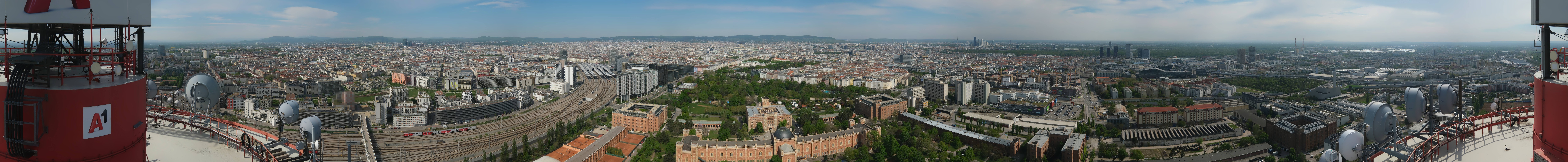 Archived image Webcam Vienna - View of the city