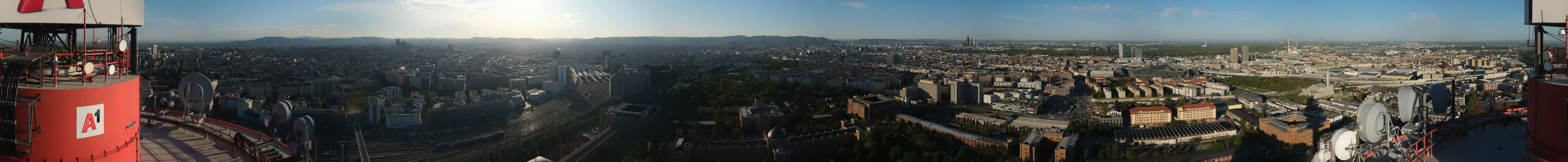 Archiv Foto Webcam Wien - Stadtpanorama