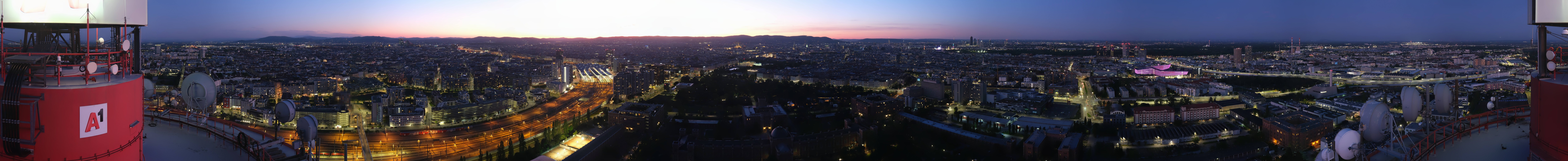 Archiv Foto Webcam Wien - Stadtpanorama