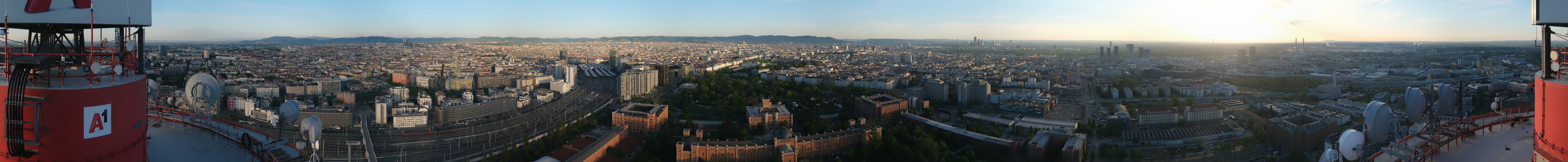 Archived image Webcam Vienna - View of the city