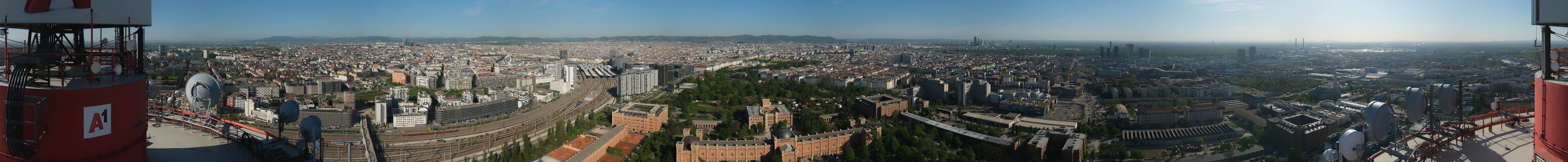 Archived image Webcam Vienna - View of the city